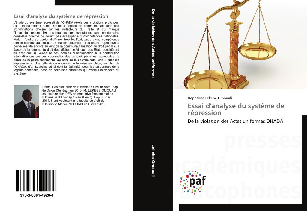 Essai d'analyse du système de répression