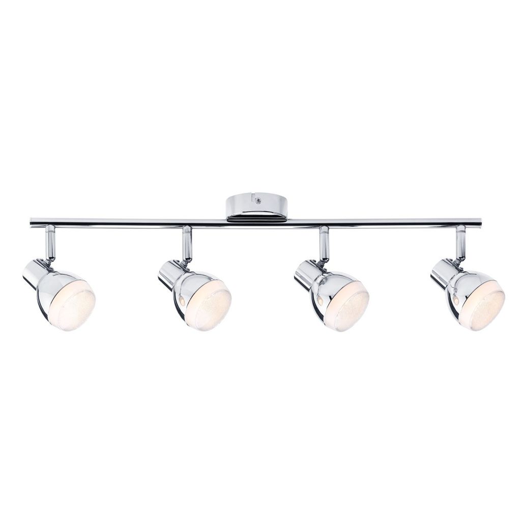 4x 4,6W  LED  Paulmann Deckenlampe Deckenleuchte Silber Produktbild 