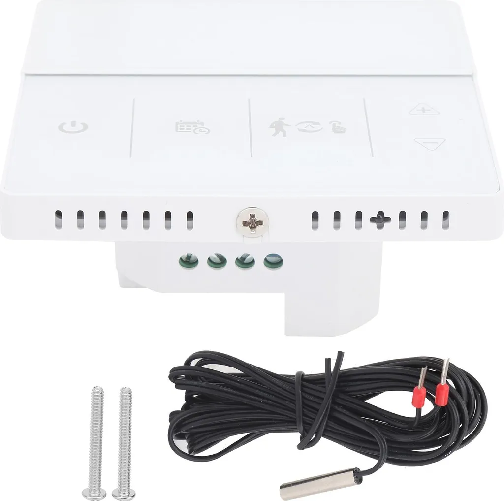 Thermostat connecté Wi-Fi programmable pour chauffage électrique mural