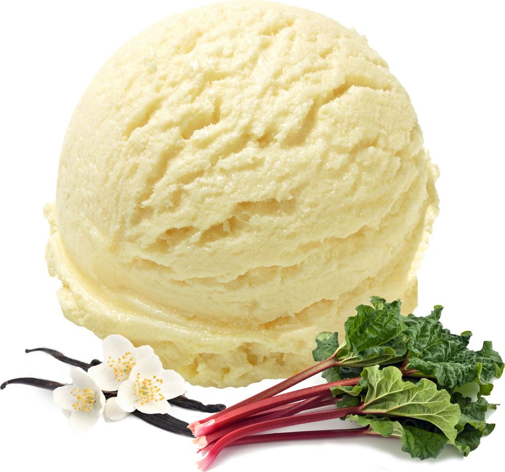 Vanille Rhabarber Milcheis Pulver 10 kg