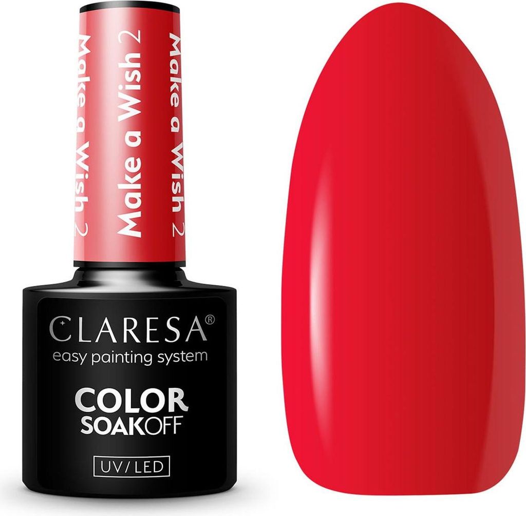CLARESA Hybrid-Lack „Make a Wish 2“ 5 g Rosa Glanz