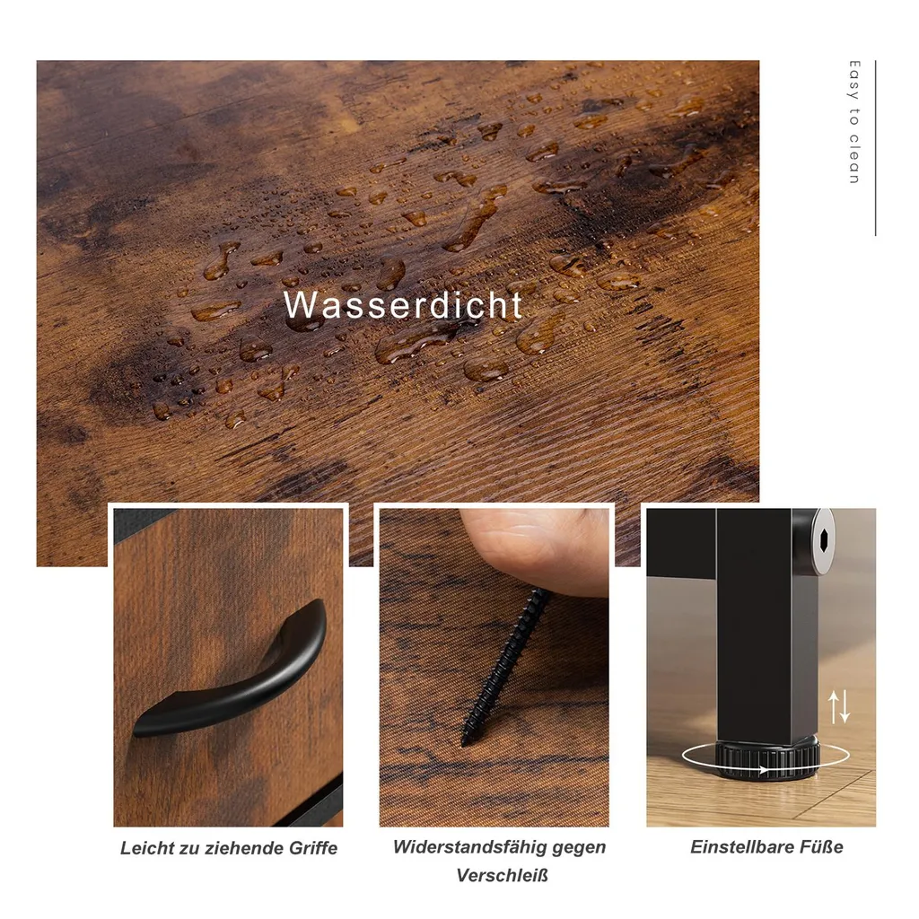 Solution rangement efficace : commode en tissu robuste anti-encombrement