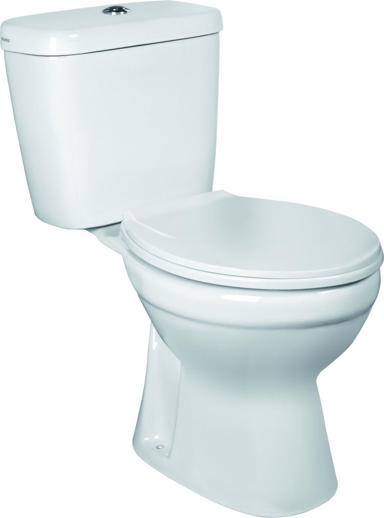 Kerra C-CLEAR Monoblock-WC mit Bodenspülung - Zweikammer-Spülsystem 6/3 L