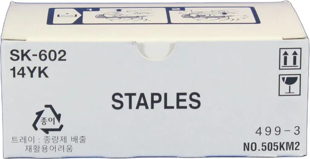 Agrafes Konica Minolta SK-602 14YK pour Finisseur Haute Performance