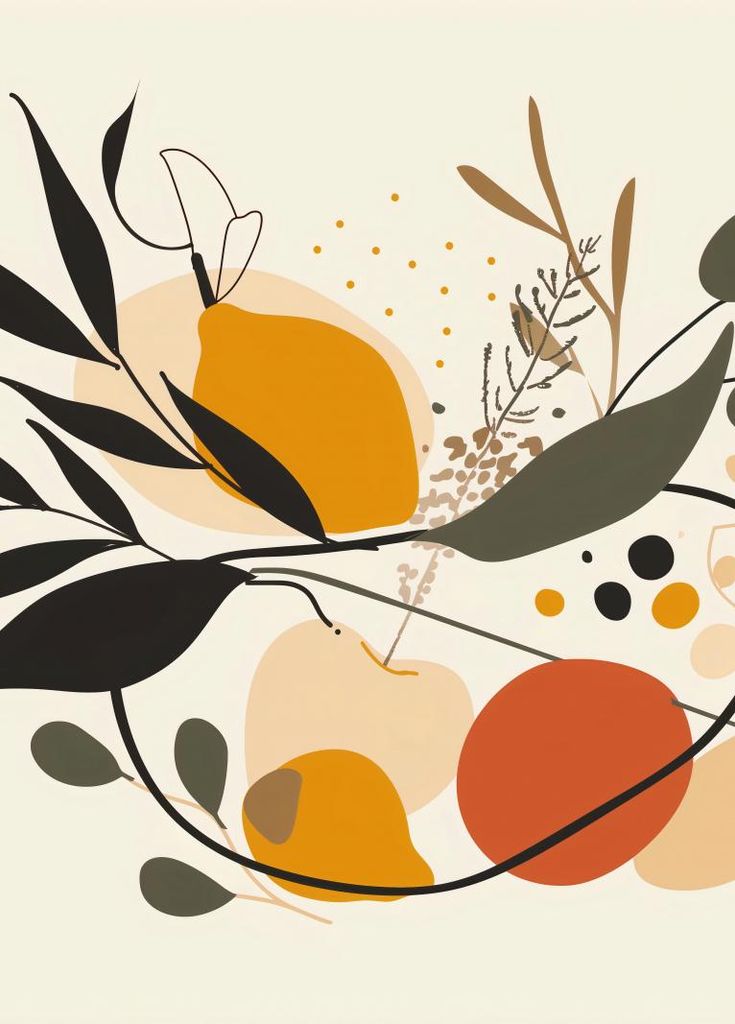 Plakat 39,5x55cm Botanischer Wirbel