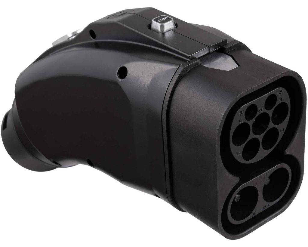 Akyga AK-SC-E20 Ladekabel-Adapter, Schwarz, Stecker/Buchse, Produktbild 