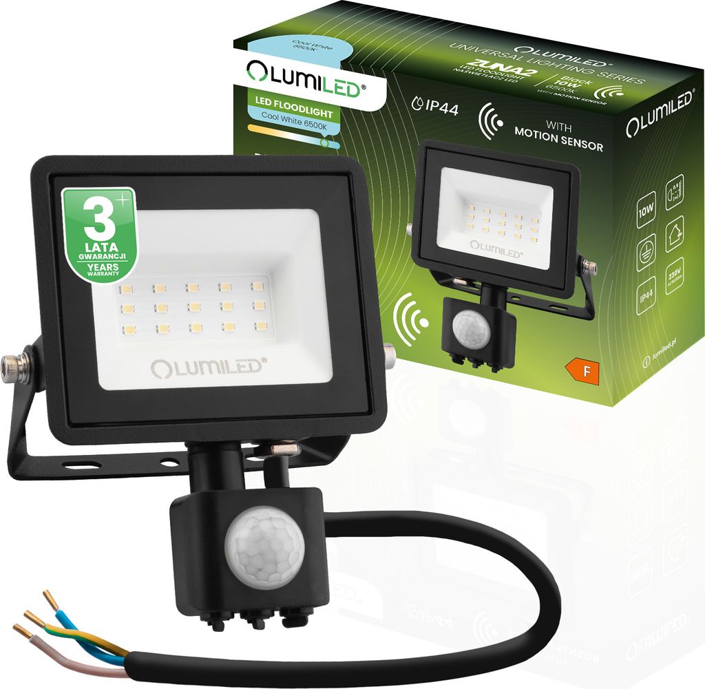 LUMILED LED-schijnwerper, 10W, buitenverlichting, 900Lm, Productafbeelding 