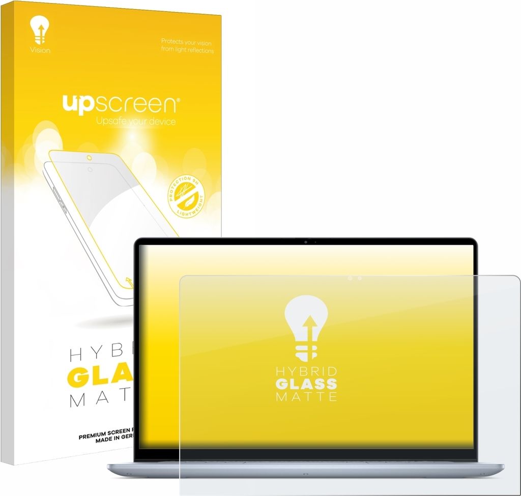 upscreen Entspiegelungs Schutzglas für Dell Inspiron 16 7640 2-in-1 Schutzfolie Panzer Folie Glas Display Schutz matt