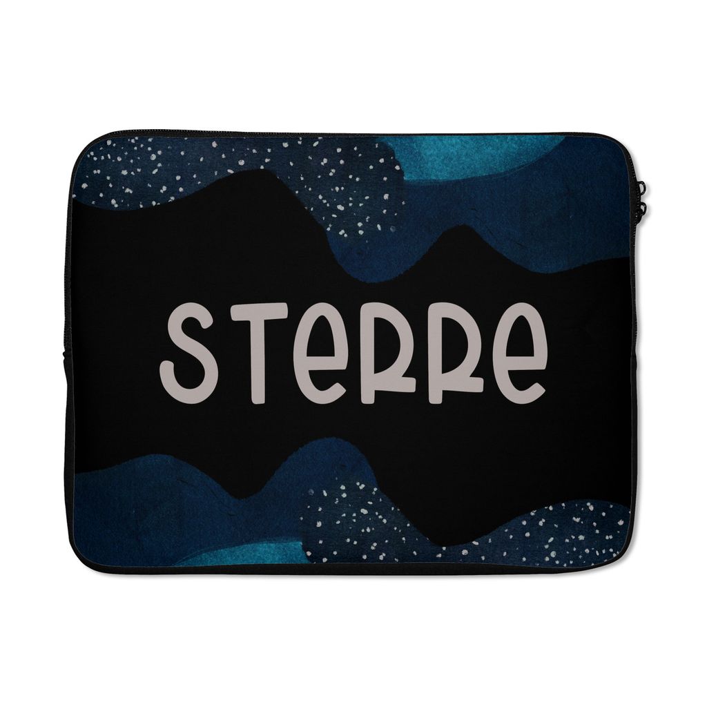 MuchoWow Laptop Hülle 17 Zoll Laptoptasche Sterre - Pastell - Mädchen - Zipper - Schutzabdeckung