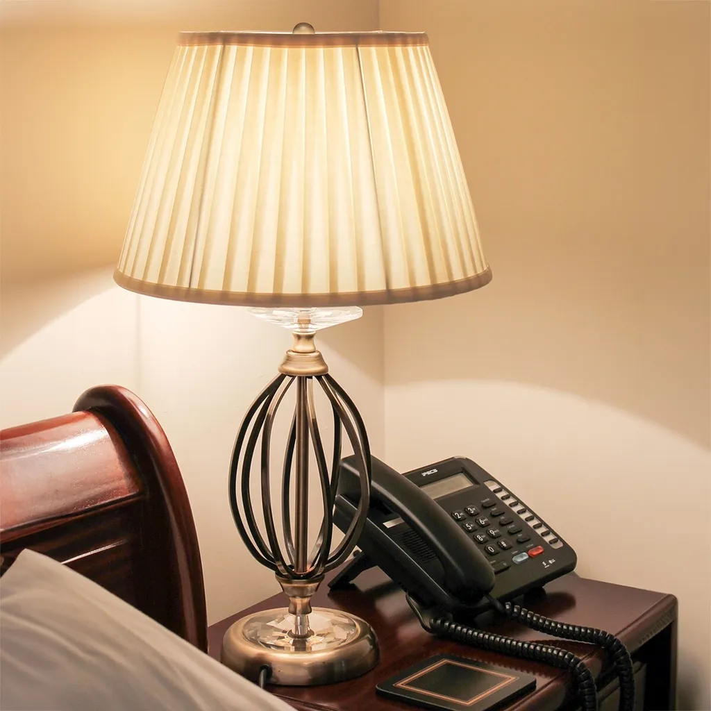 Lampe de table Aegean Elstead en laiton classique avec douille E27 60W - 7