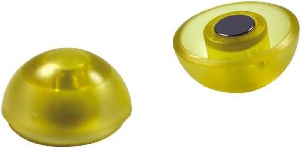 Magnet Power Maxi 30mm VE=4 Stück kristallgelb