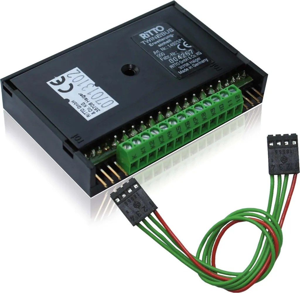 Ritto 1492301 Unité d'extension compacte à 3 touches pour interphone