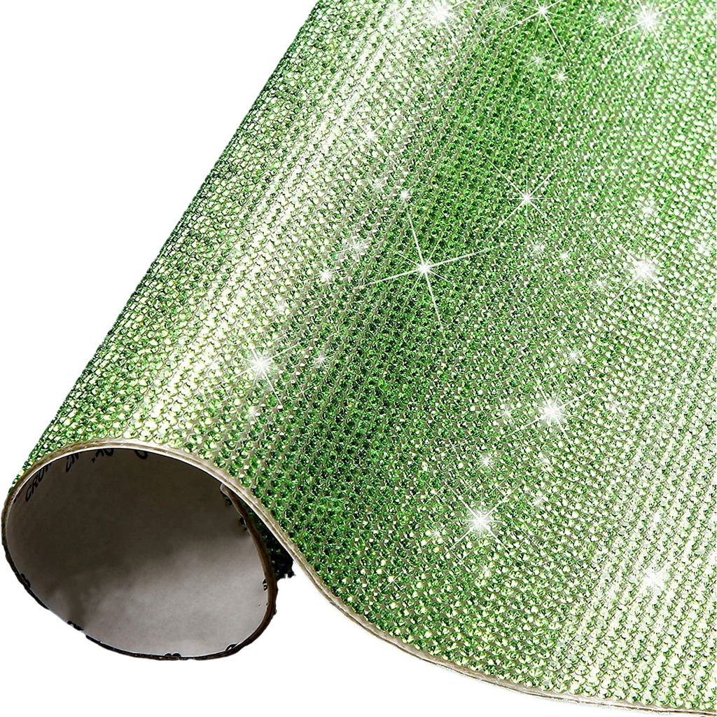 Funkelnde Strass-Aufkleber, selbstklebend, ordentlich angeordnet, leicht zu schneiden, glitzernde Strass-Blätter, DIY-Basteldekorationen