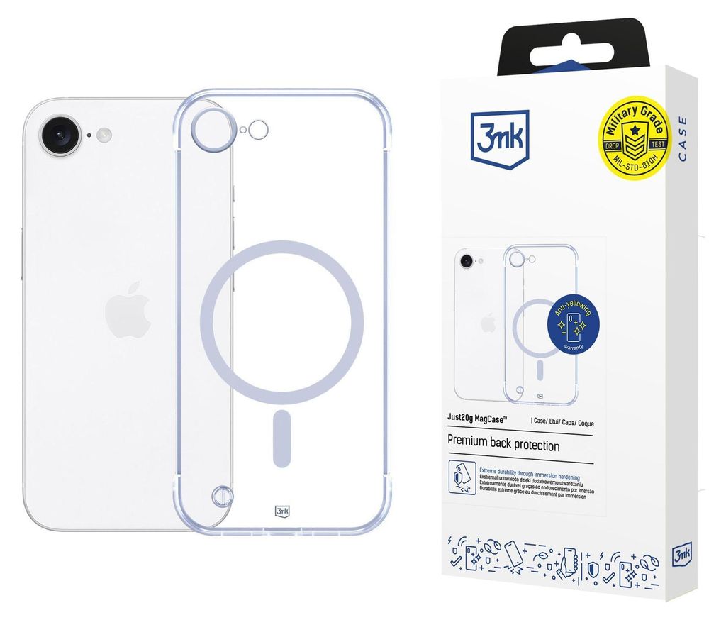 A product image showing an iPhone case and its packaging.