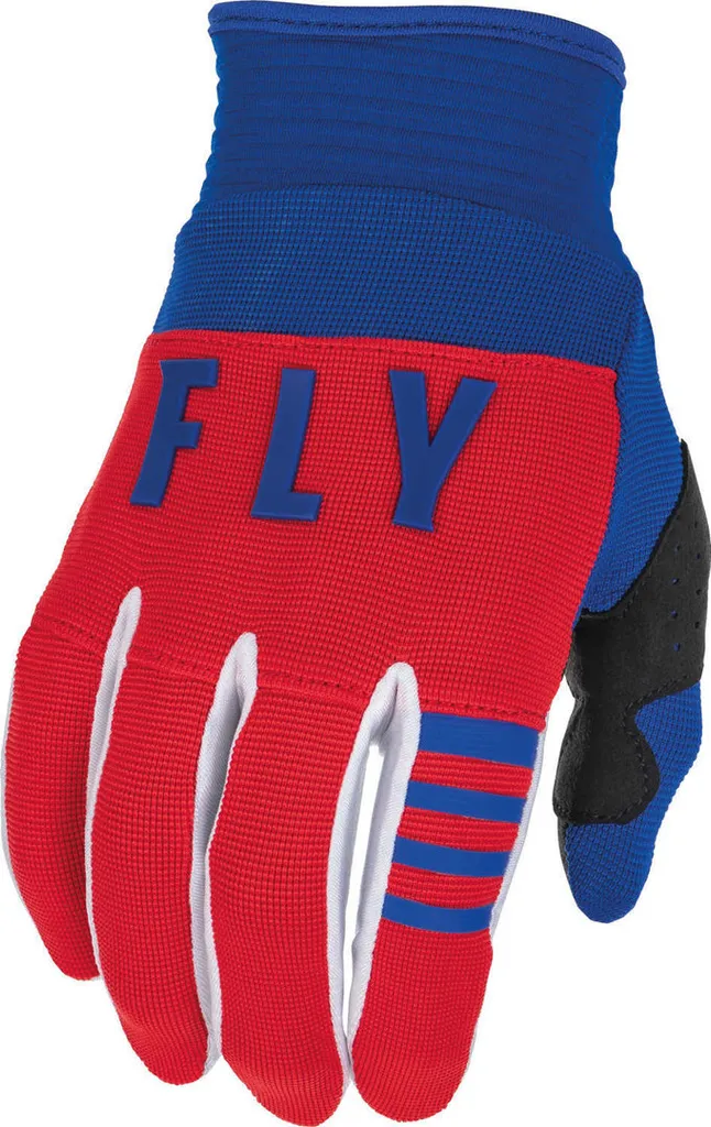 Gants Motocross Fly Racing F-16 Enfant Rouge Blanc Bleu Taille M