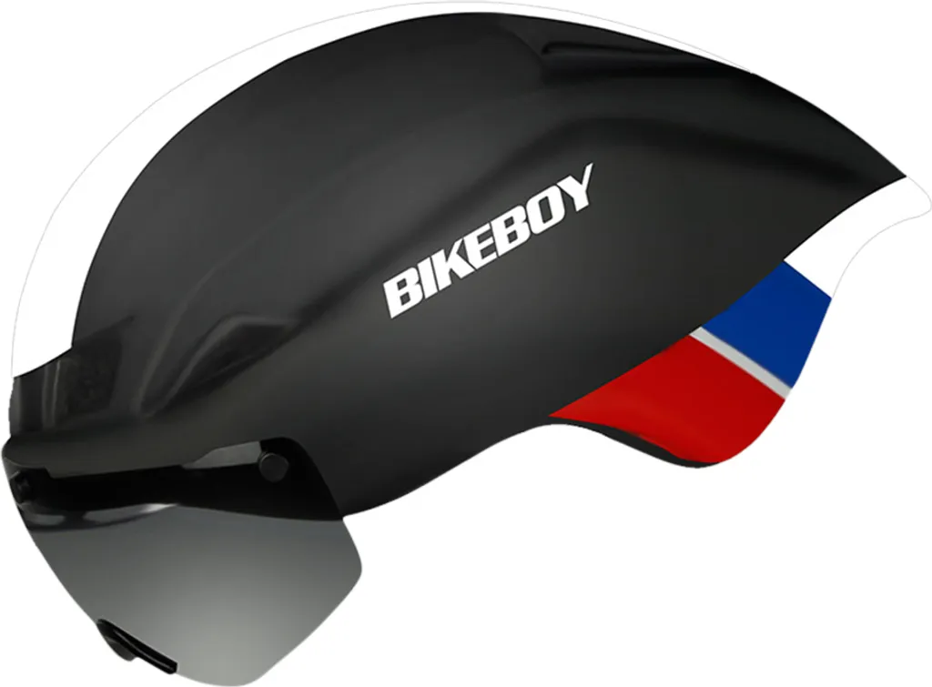 Casco Ciclismo Nero Bianco Opaco: Stile e Sicurezza con Occhiali