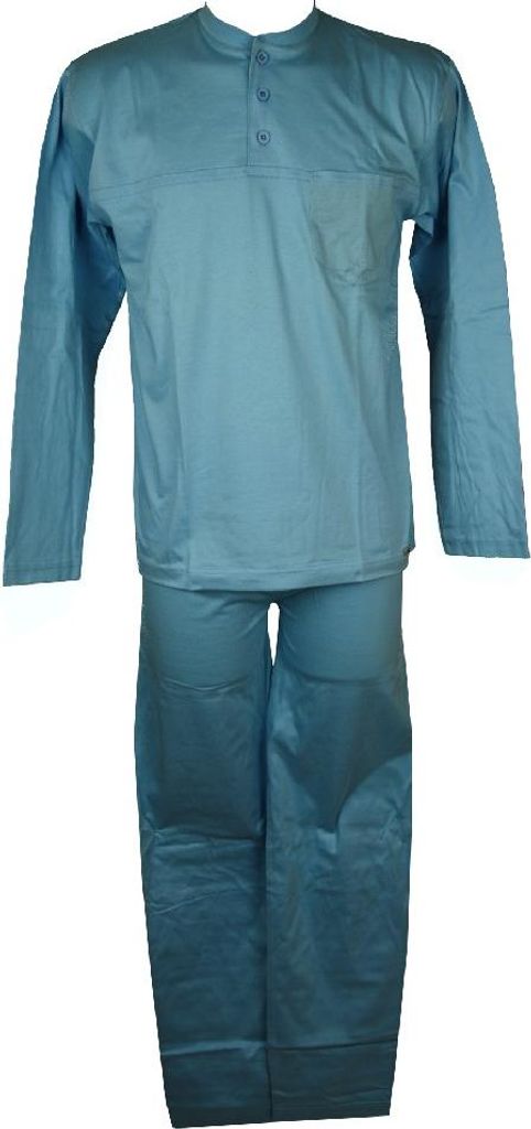 Pyjama Mann Baumwolle Langarm Seraphim Hals RAGNO Artikel N62989, 3 - TERZA, Cotone 100%