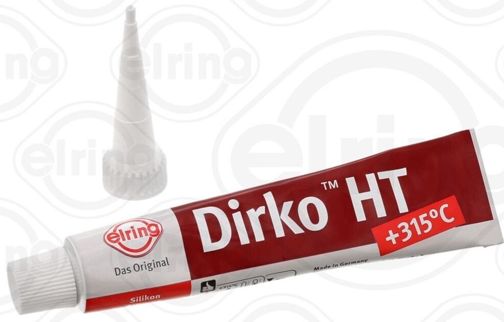 ELRING 458.432 Dichtstoff Silikon 20ml Dichtmasse Rot 315° Produktbild 