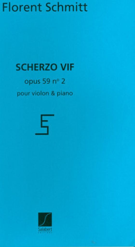 Scherzo Vif op.59 no.2 pour violon et piano