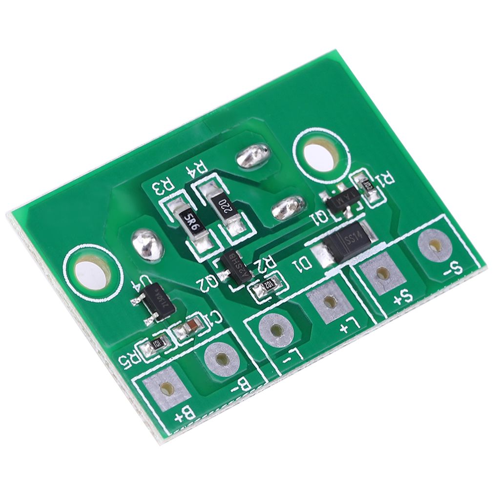 Solarleuchten-Steuermodul mit Schalter und Steuerplatine für 3,7V Lithium-Akku