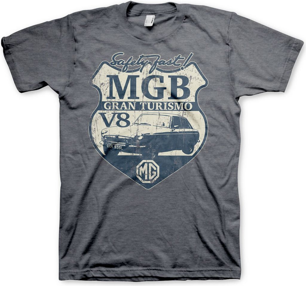 MGB Gran Turismo T-Shirt - XX-Large - Dark-Heather