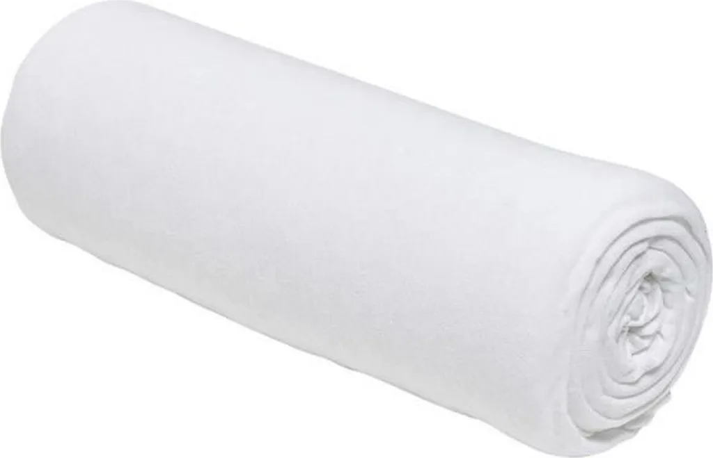 Lenzuolo a pieghe - 160 x 200+25 cm jersey - gesso