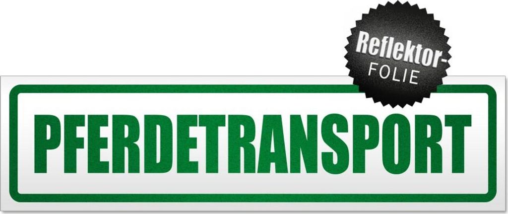 Pferdetransport Magnetschild Schild magnetisch