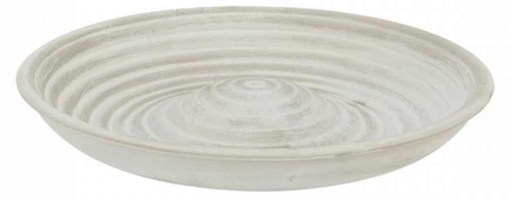 Bain d'oiseau en céramique - L 29,8 x l 29,8 x H 4,3 cm - Image du produit 