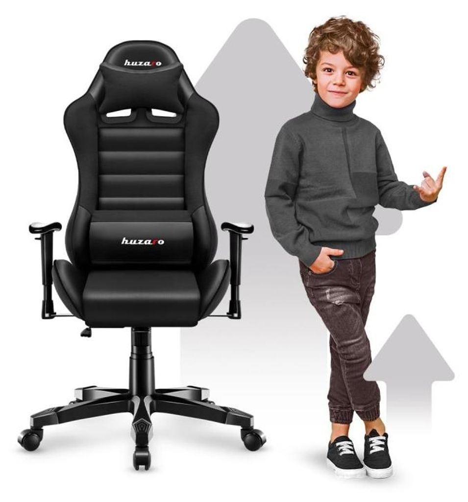 DXRacer Craft L - Sedia Da Gioco E Ufficio In Tessuto Nero, Ergonomica Con Braccioli 4D