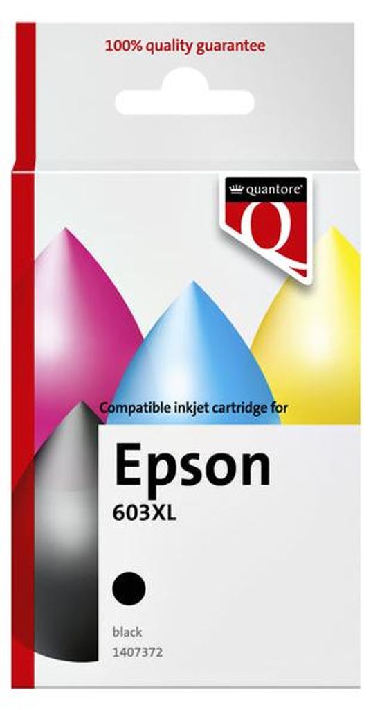 Quantore – Tintenpatronen-Alternative für 603XL Schwarz