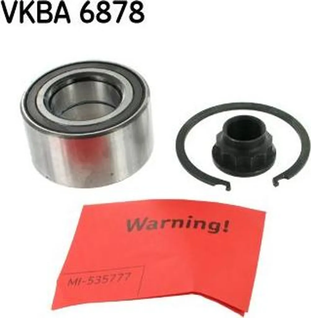 Supprimer le Bruit de Roue : Roulement SKF VKBA 6878 pour Toyota Yaris