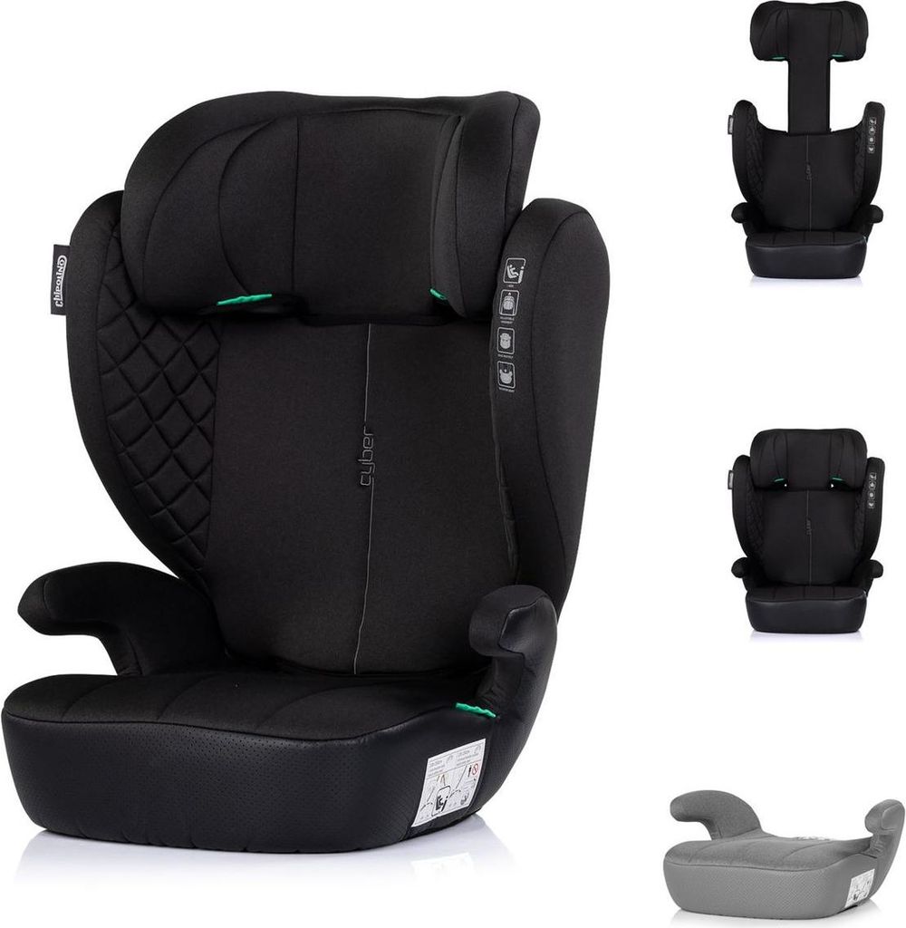 CHIPOLINO Autositz Cyber i-Size 100-150cm Schwarz Produktbild 