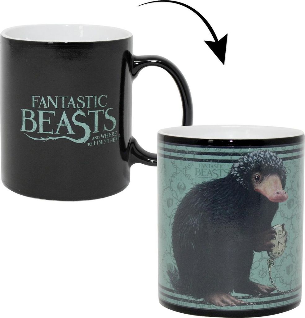 Wärme Becher der Niffler schwarz / blau 300 ml