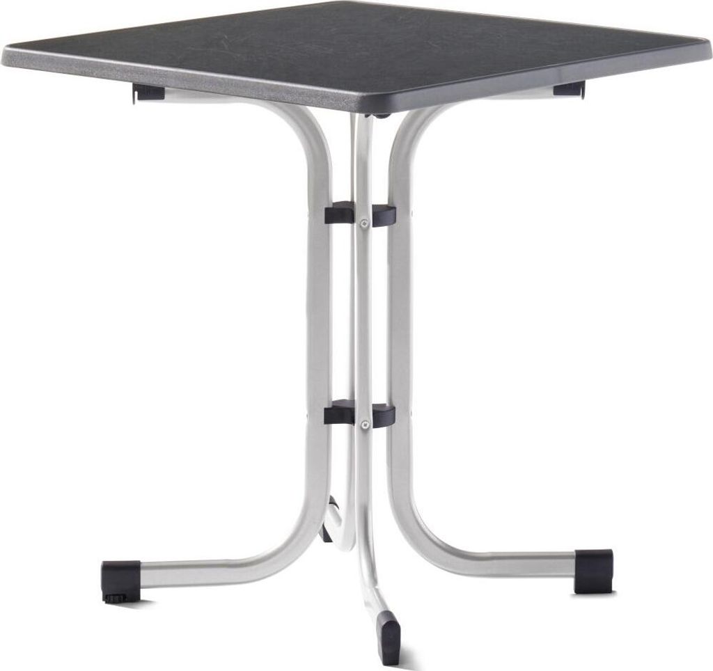 Tisch 231/A 70 x 70 cm graphit Gestell aus Stahl in Produktbild 