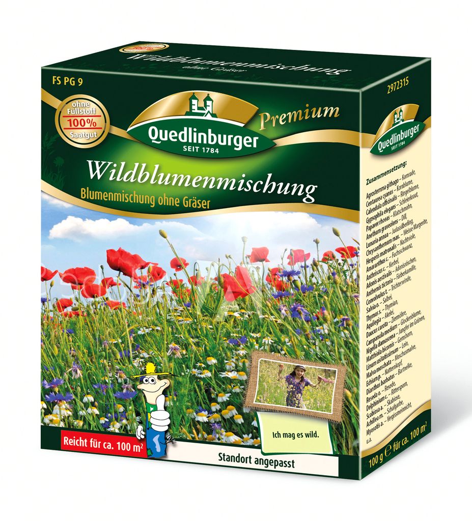 Quedlinburger Saatgut - Wildblumenmischung - Samen - Produktbild 4