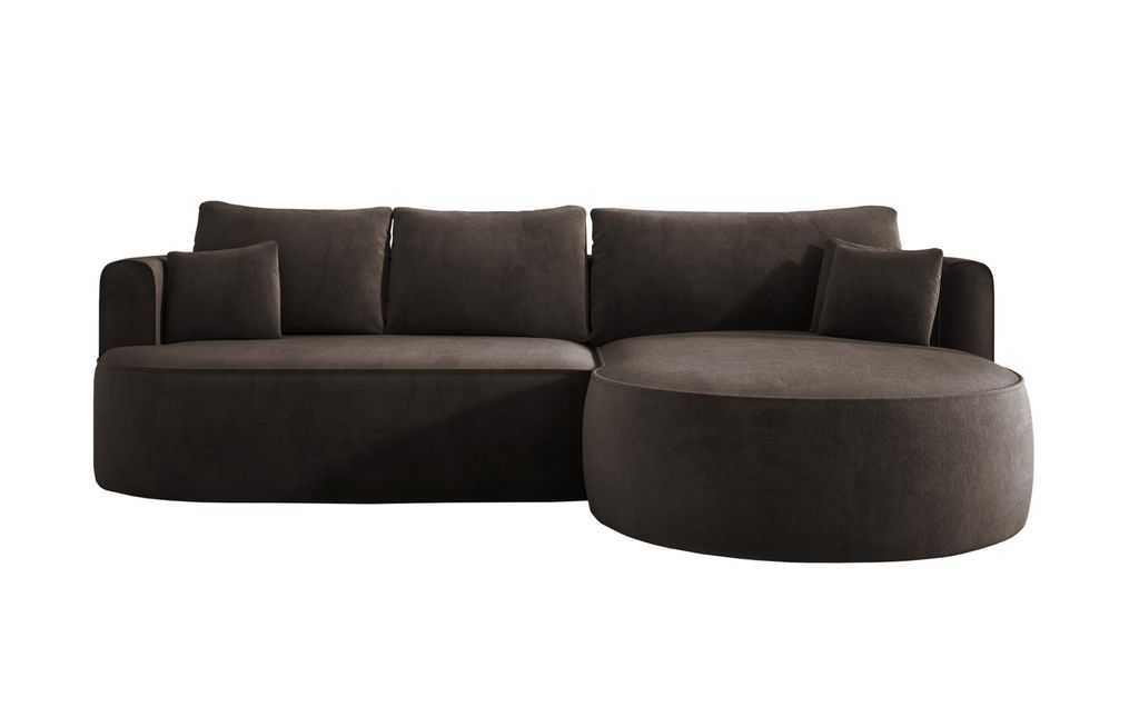 Domo-Home Moderne Ausziehbare Ecksofa FIORE Mit Schlaf-Funktion, Couch mit automatischer Auffaltung, Sofa, Schlafcouch RECHTS 284x183x82 cm Salvador 4