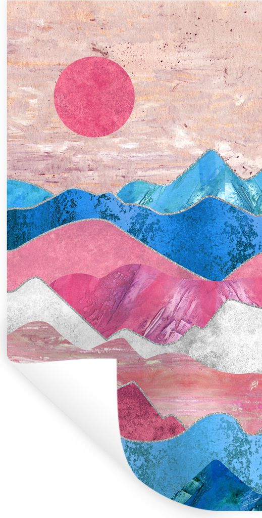 MuchoWow Wandtattoo Wandsticker Wandaufkleber Stolz - Transgender - Marmor 60x120 cm Selbstklebend und Repositionierbar - Selbstklebend - Fototap...