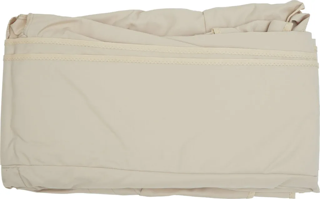 Toile parasol T44 crème 3x3m en polyester durable avec flap de ventilation