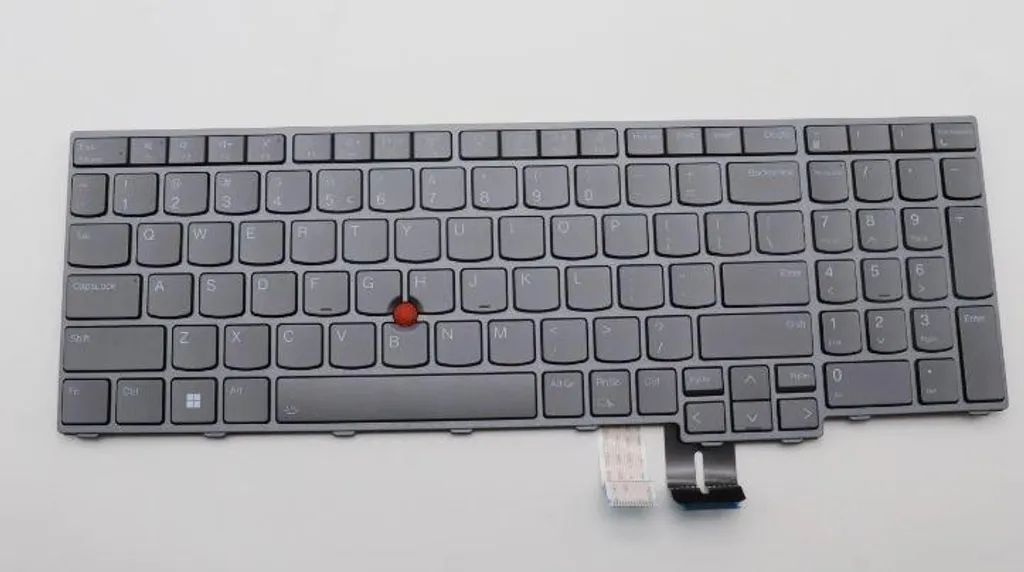 Clavier pour Lenovo P16 idéal pour programmation QWERTY anglais gris