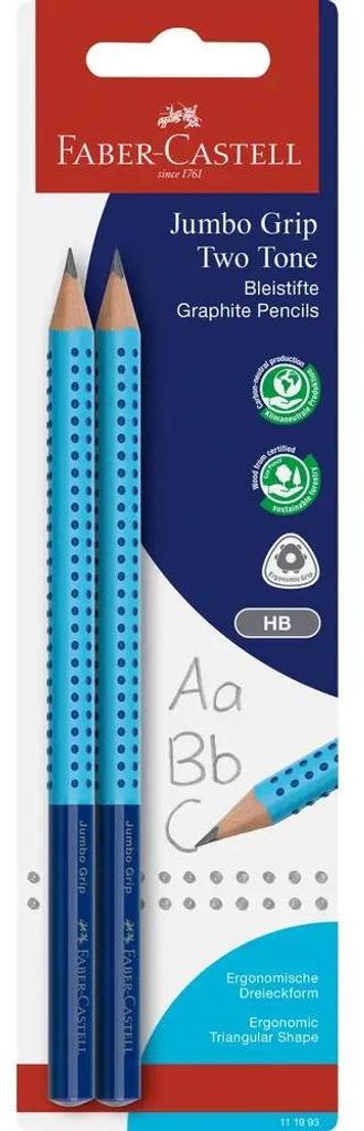Faber-Castell 111993, B, Gemischte Farben, Dreieckig, Produktbild 