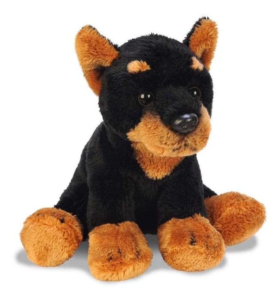 SUKI 12109 Dobermann Hund 14 cm Kuscheltier Yomiko Produktbild 