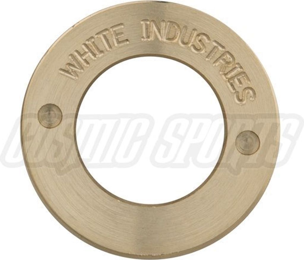 White Industries 4-Kant Extractor Caps, paar, gold