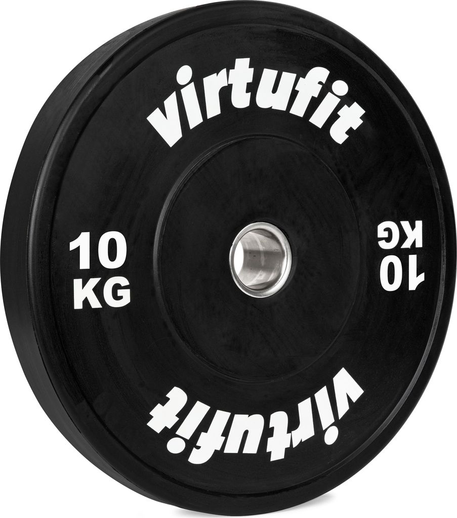 VirtuFit Bumper Plate Hantelscheibe aus Gummi 50 mm 10 kg