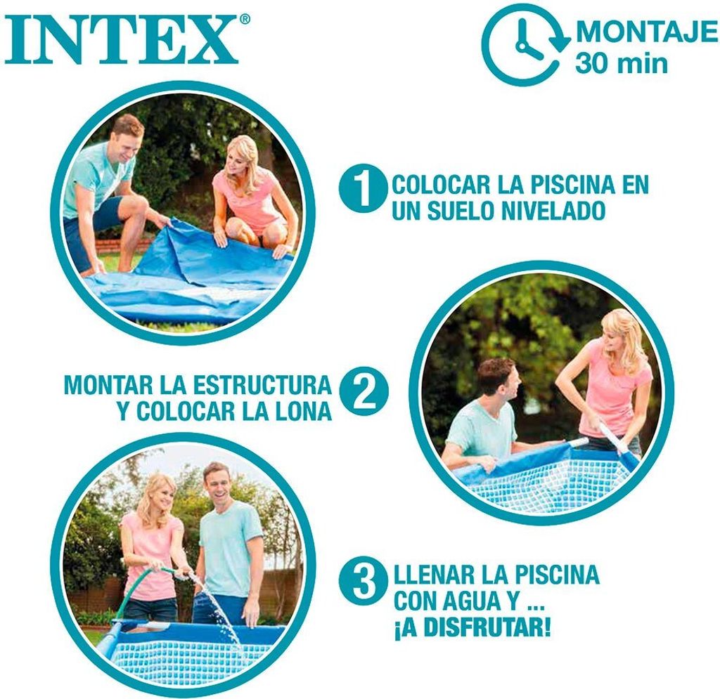 Intex Metal Frame Pool Ø 244x51cm Produktbild 19