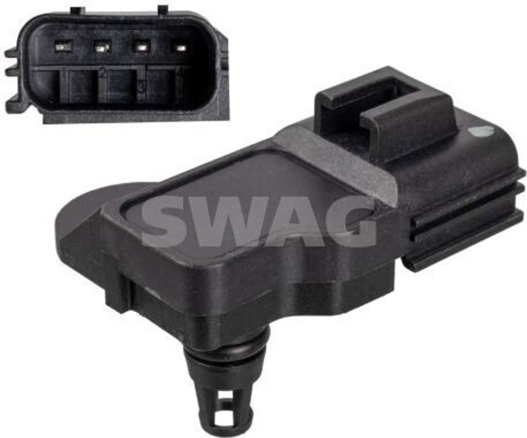 SWAG 55 10 6080 Ladedrucksensor für VOLVO XC60 (156) Saugrohr
