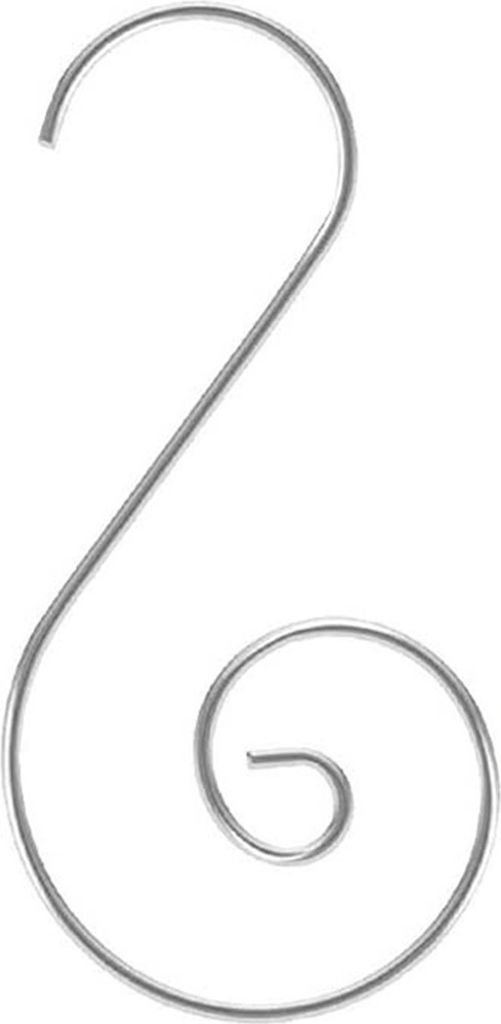 100 Stück Haken für Weihnachtsornamente, S-förmiges Design, rostfrei, stark belastbar, Weihnachtsbaumhaken, Party-Zubehör