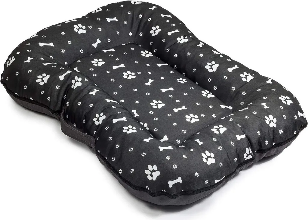 Letto per Cani Resistente Codura 80x65 cm: Cuccia Nera per Esterni - 6