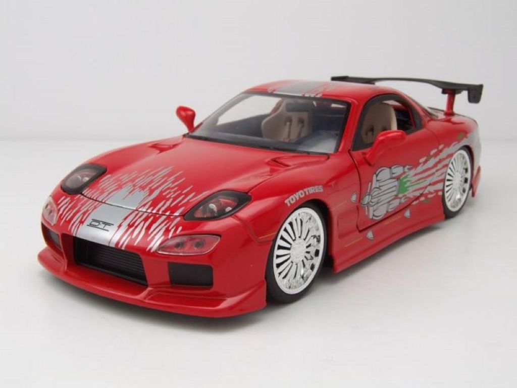 Jada Toys 253203033 Mazda RX-7 1993 rot Dom Fast & Furious Produktbild 