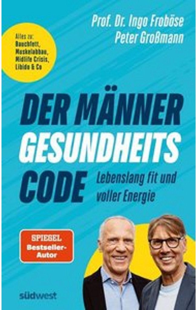 Book cover with title, authors, and images of two men.