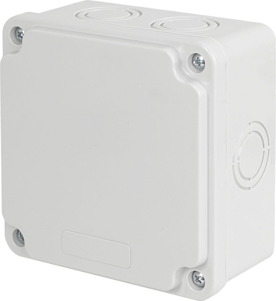 Abzweigkasten 100X100X50 grau Verteilerkasten Verteilerdose IP65 Aufputz Feuchtraum